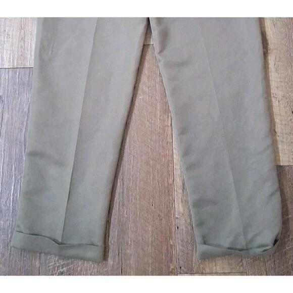Crofts & Borrow Mens 32x32 Signature Khaki Pants Gray Classic Fit Casual Trouser - Picture 8 of 8